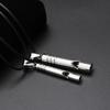 Titanium Emergency Whistle Loud Portable Keychain Necklace Whistle EDC Keyring for Emergency Survival Outdoor Hiking Camping
