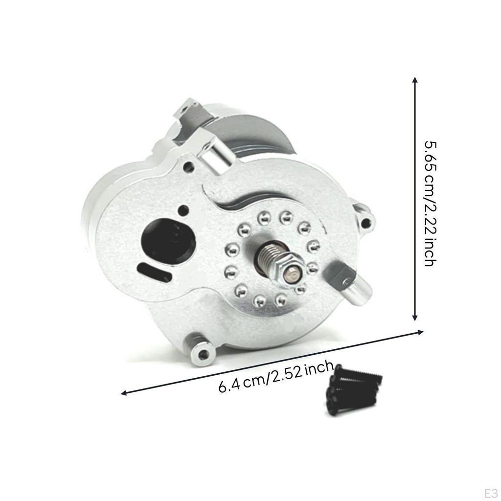 1:12 Scale RC Car Motor Gearbox Assembly Machined with Metal Gears Easy