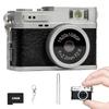 Compact Vintage Digital Camera For Travel 1080P 30FPS Recording Lightweight Design Built In 180mAh Battery Easy Operation