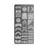 Stamping Plates Set Bows Flowers Lace Design Manicures Decoration Metal Plate Transfer Sweet Series Template