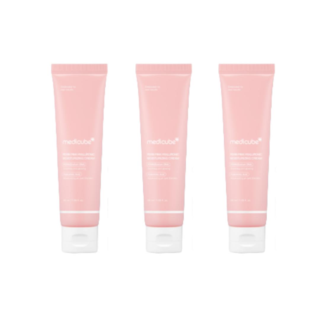

Medicube PDRN Whitening & Hydration Duo Set (PDRN Pink One Day Serum 1.5ml x 10ea / PDRN Pink Hyaluronic Moisture Cream 50ml ) (7 Options) #Cream 50ml x 3pcs