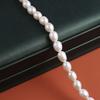 1String, White Natural Freshwater Pearl, Handmade Rice Pearl Beads, 8-9mm, for DIY Necklaces Bracelets Supplies, Women Crafts 36cm