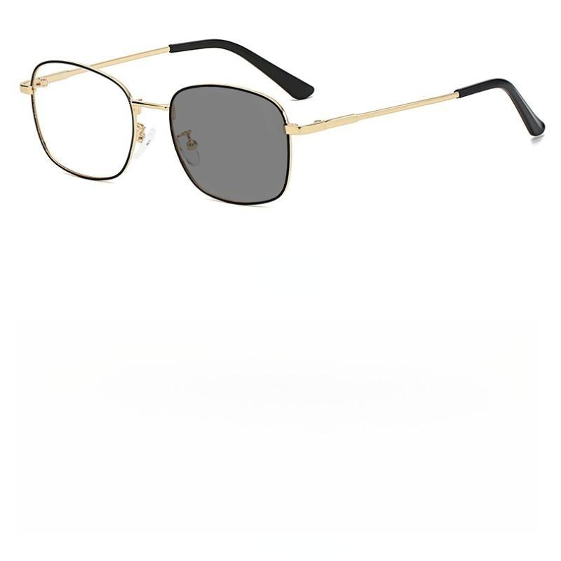 Photochromic Sunglasses Anti Ultraviolet Transparent Frame Eyeglasses Fashion Korean Elegant Simple Eyewear Women