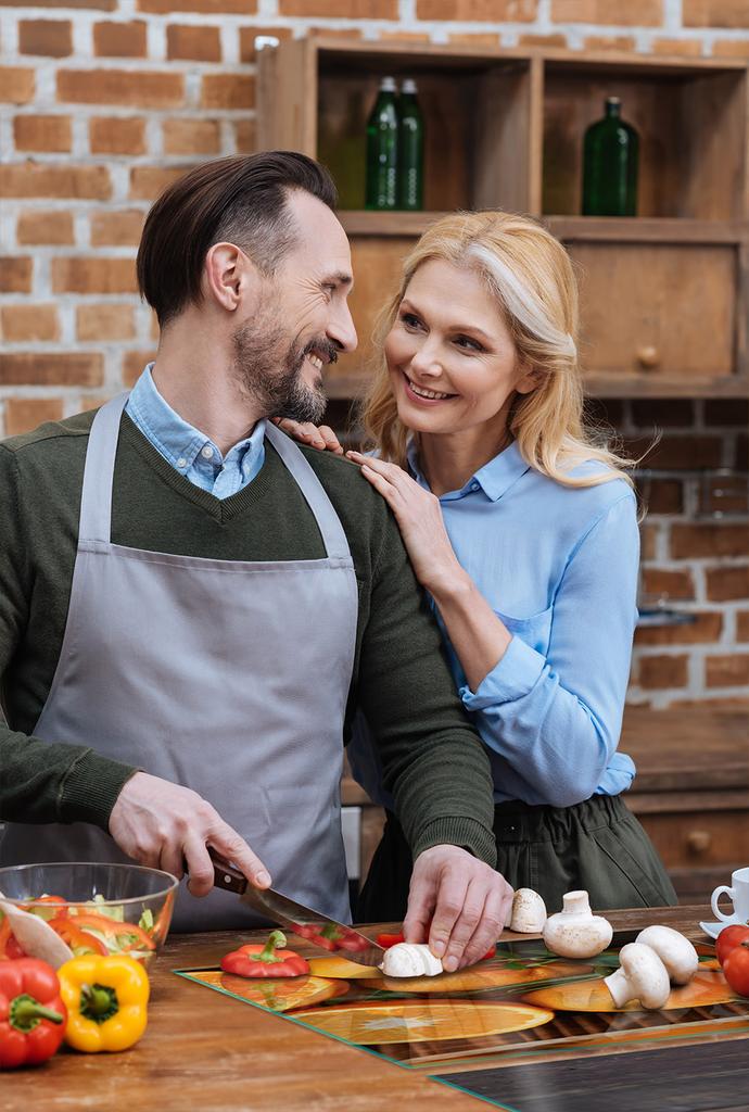 SZKLANA PŁYTA OCHRONNA NA KUCHENKĘ 85x52 OWOCE
