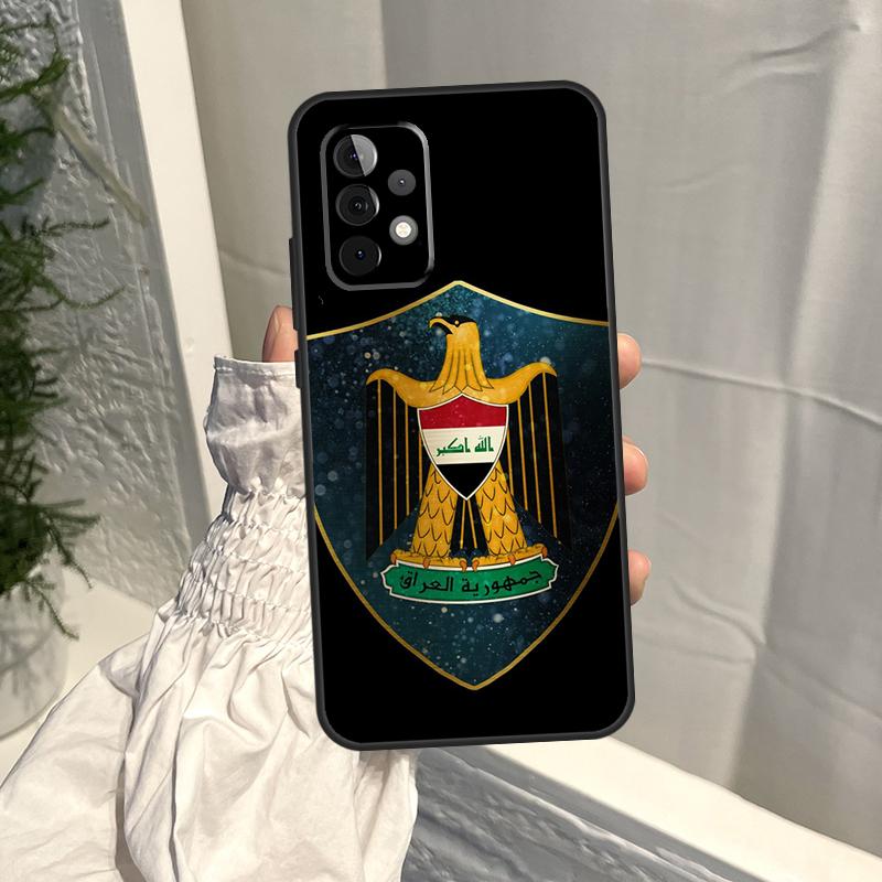 Iraqi Iraq Flag Case For Samsung Galaxy A52S A06 A16 A26 A36 A56 A55 A35 A15 A53 A32 A33 A13 A14 A34 A54 A17