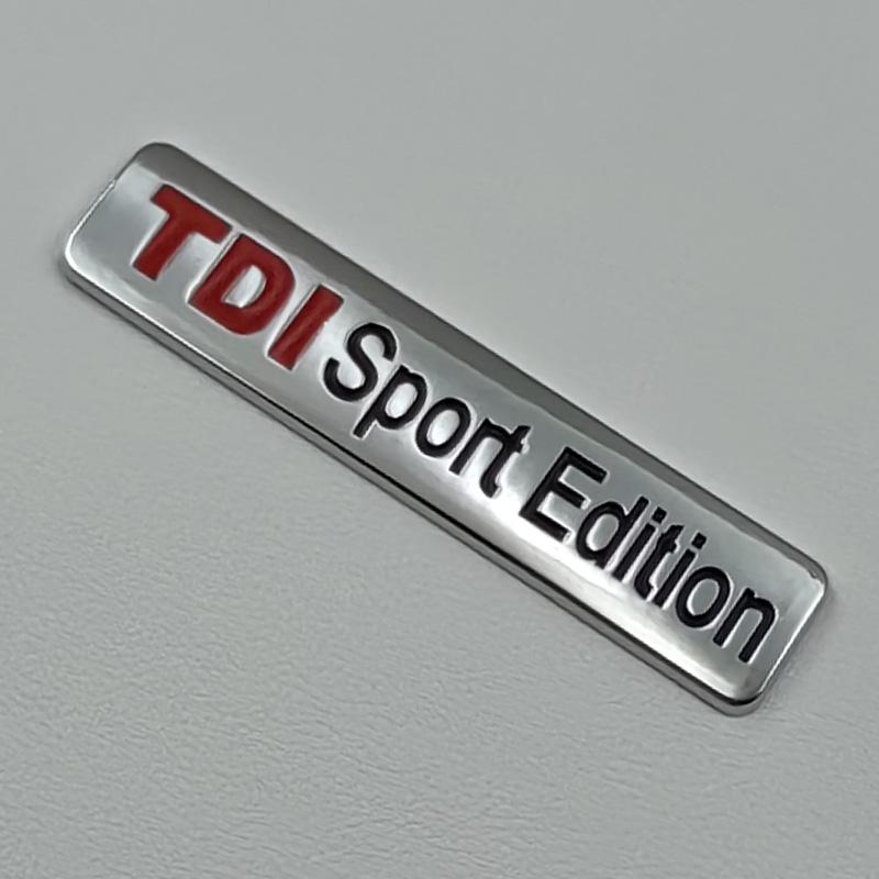 W213d Metal Logo Tdi Sport Edition Emblem Rear Trunk Badge Car Sticker for Volkswagen