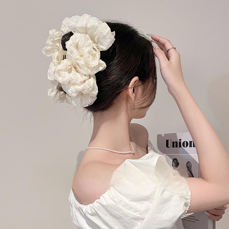 Extra Large Bow Hair Claw Clip - High-End 2025 Shark Style