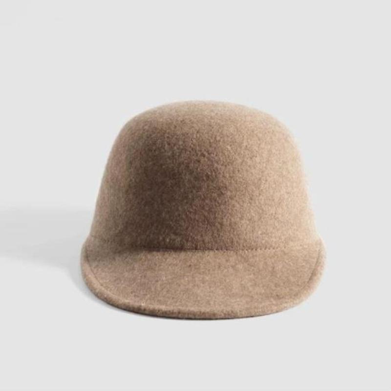Autumn Winter 100%Wool Women Fedora Hats Fashion Classic Dome Felt Equestrian Caps Outdoor Keep Warm Knight Baseball Caps