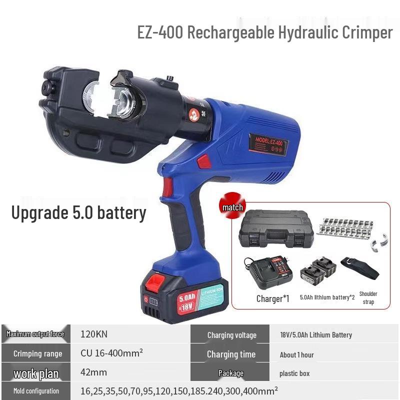 MENCCINO Electric Hydraulic Crimping Tool CN plug (adapter included)