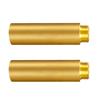 Pack Of 2 Brass?1/2inch Faucet Extension Water Pipe Fitting Brass?1/2inch Valve Extension Corrosion Resistant for Plumbi
