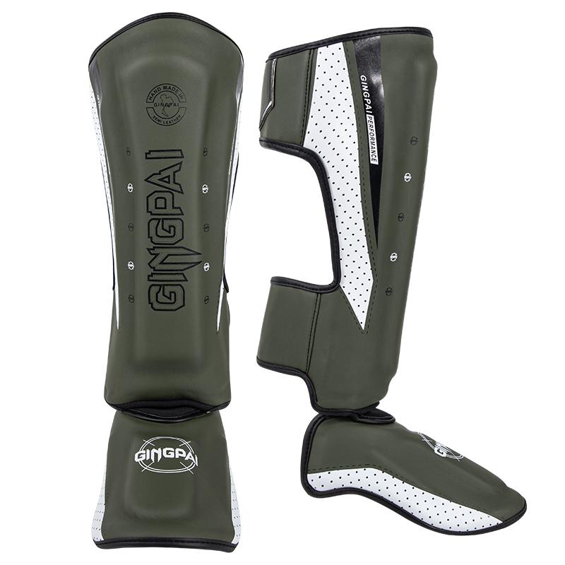 MMA Boksen Scheenbeschermers Enkelondersteuning Volwassenen Mannen Vrouwen Kickboksen Uitrusting Karate Beschermers Sanda Muay Thai Legging Wreefbeschermer