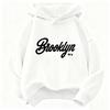 Streetwear Brooklyn Letter Printed Fashion Hoodie Kids Children's Sweatshirt Hoody Casual Hoodies for Boys Girls Clothes