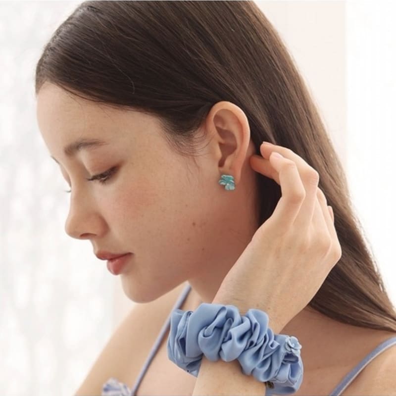 Dana Burton Unique Orchid Mini Earrings