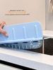 Silicone Sink Water Barrier Kitchen Sink Dishwashing Basin Anti-Splash Water Barrier Partition Silicone Water Barrier Strip