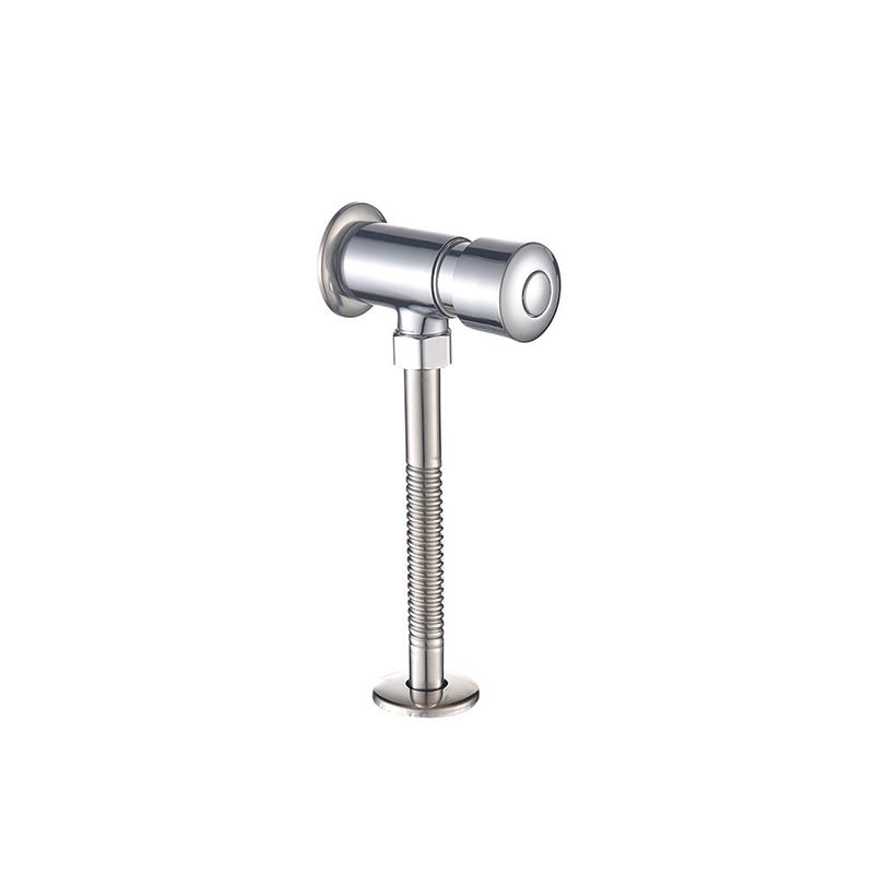 Brass Water Saving Eco-Friendly Time Delay Hand Control Wall-Mounted Urinal Flush Valve for Hotel Use