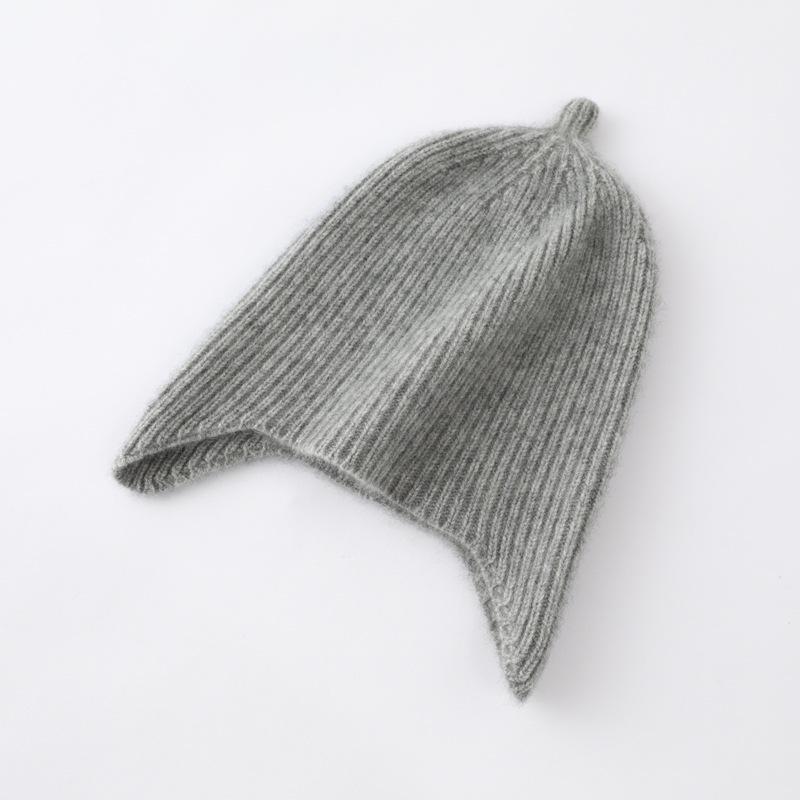 Unisex Cashmere Kids' Knit Hat with Ear Protection - Super Cute & Warm for Autumn/Winter