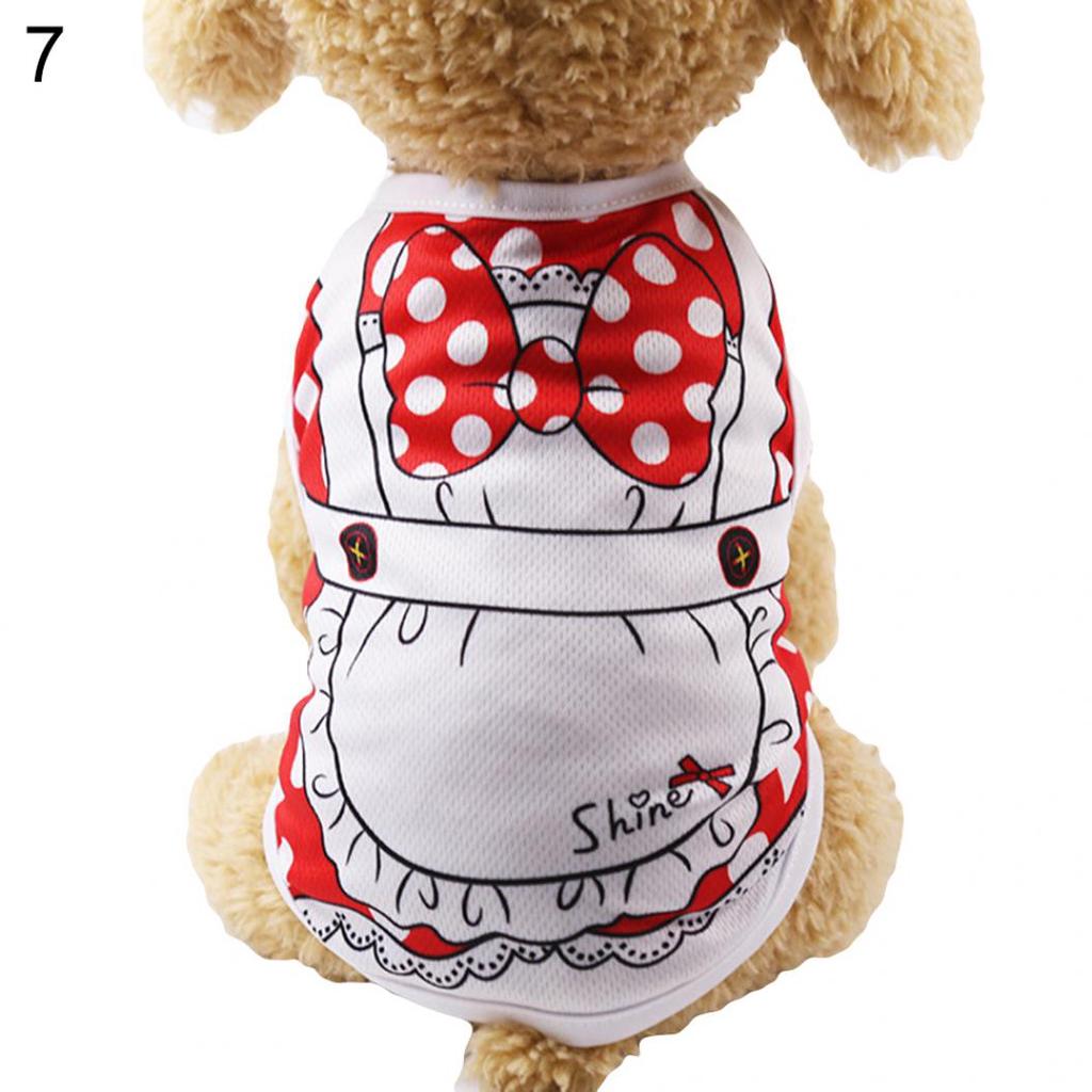 Fashion Stripe Pet Puppy Clothes Summer Breathable Vest Tank Top Dog Apparel