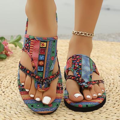 Summer New Large-sized Lightweight and Comfortable Flip-flops, Multi-color Flip-flops for Women
