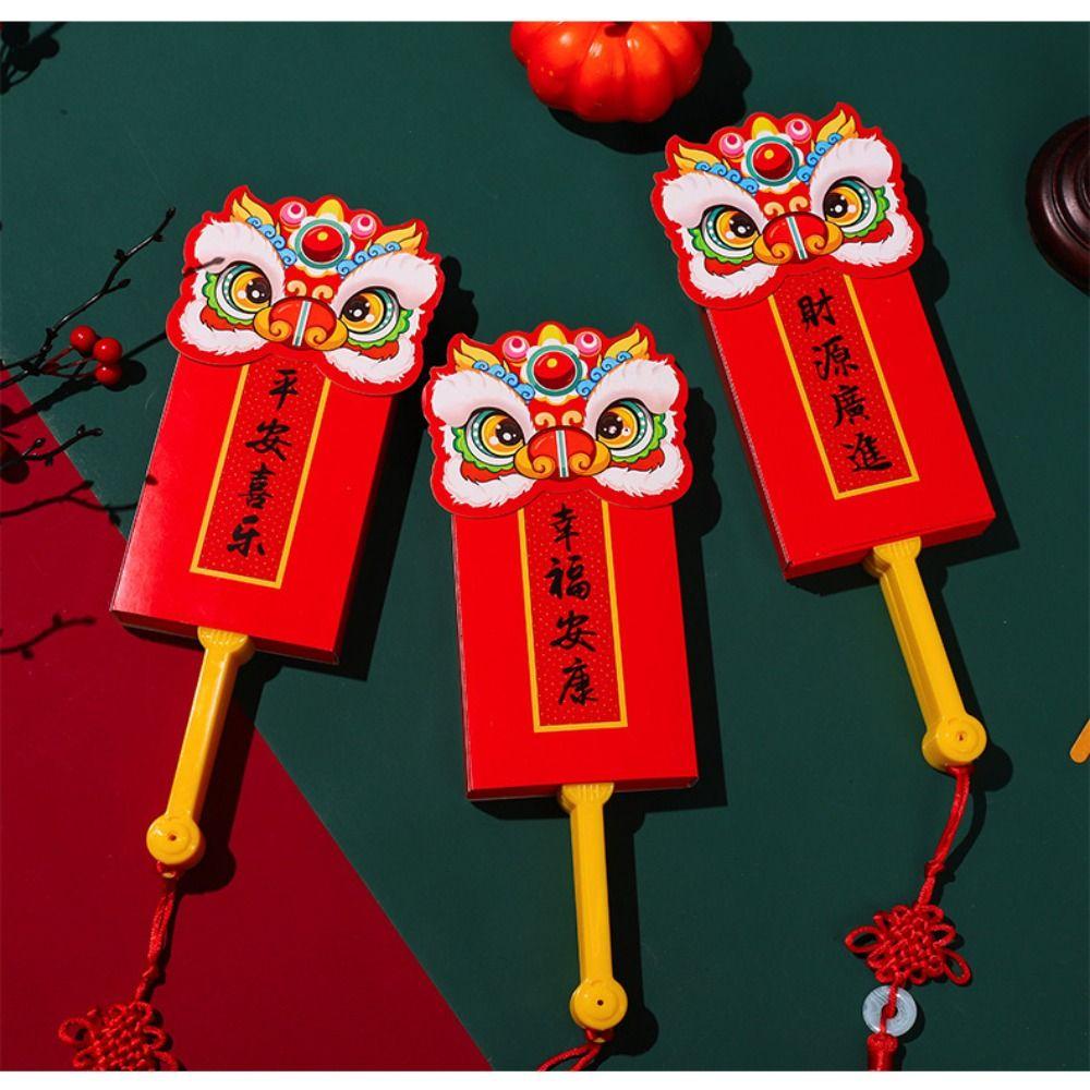 Pulling Fan New Year Red Envelope Exquisite Red Envelope Fan Spring Festival