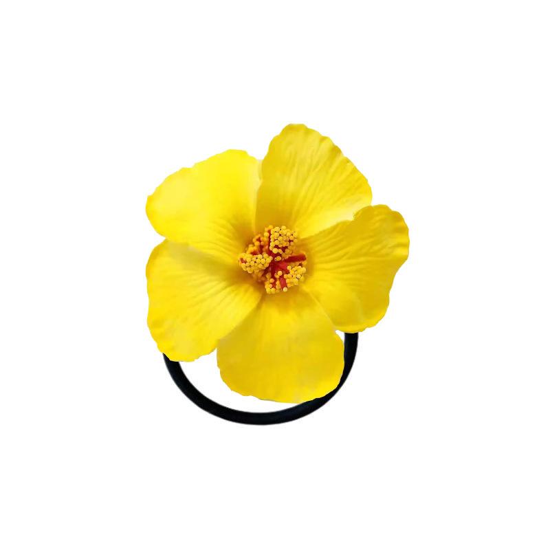 Beautiful To Heart Fusang Flower Headband Hairband Girl Tying Meatballs Hair Accessories Egg Travel Hairpin