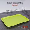 Dirien Rectangular Plastic Serving Trays