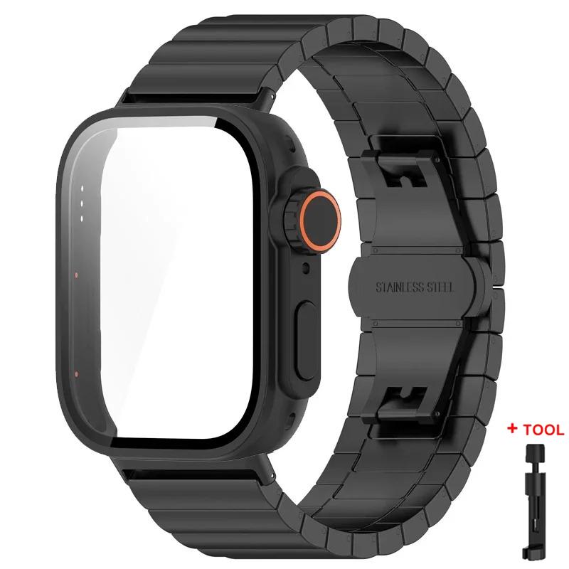 Case+Stainless Steel Band For Huawei Watch Fit4/Fit 4Pro Protective To Ultra Case Metal Strap For Huawei Watch Fit 3 only case