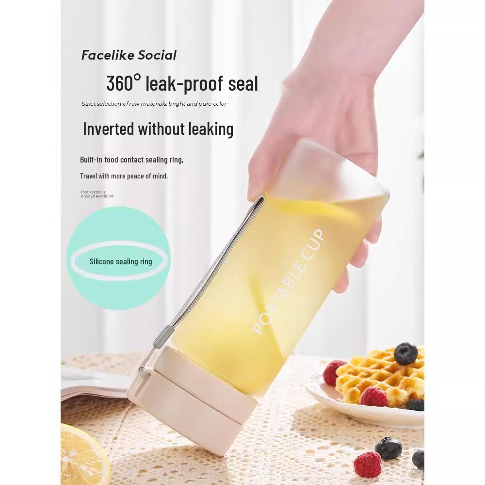 Large Capacity Stylish Tea and Water Separator Cup for Girls – Ideal for Students and On-the-Go