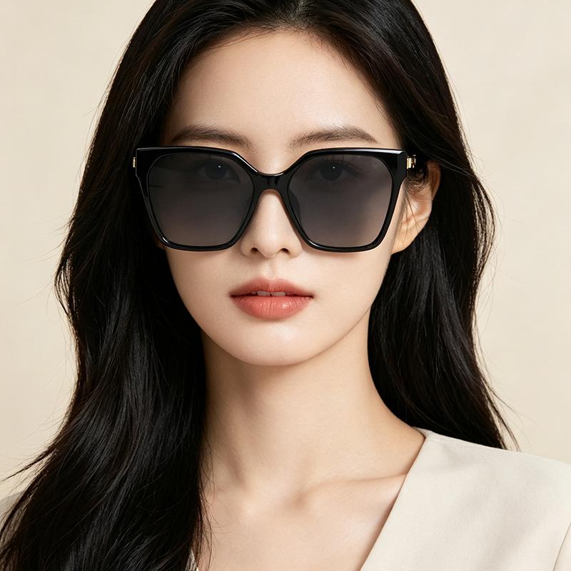 New women's polarized sunglasses, Korean-style celebrity fashion eyewear, retro sunglasses, designed for men to wear while driving