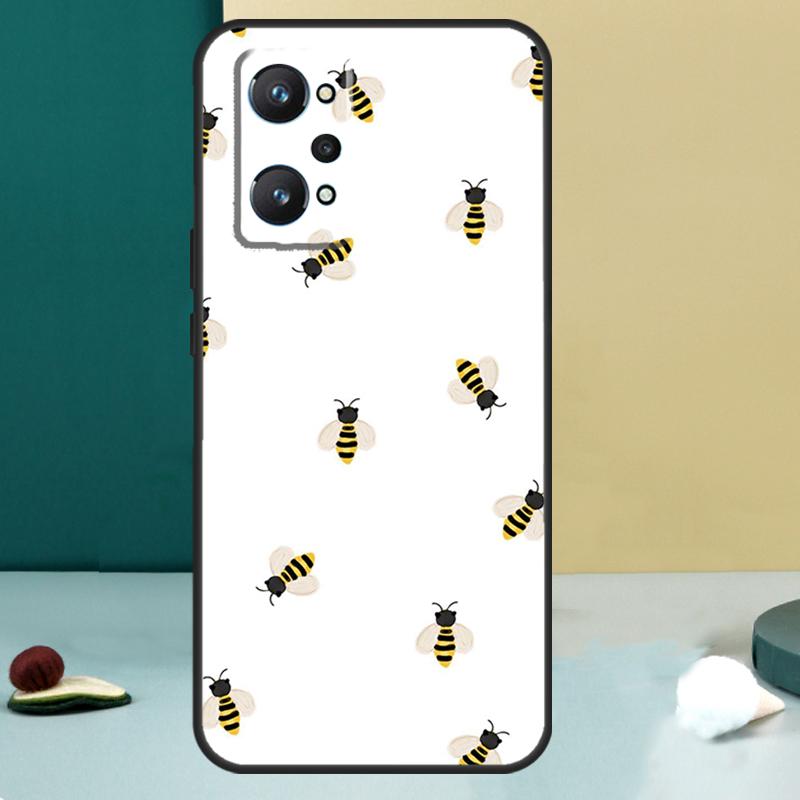 Bee Bumblebee Pattern For Realme 13 12 10 11 14 Pro Plus GT 6 5 6T GT7 Pro C55 C53 C51 C21Y C25S C75 C67 C61 Case