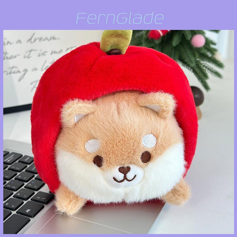Cuter Capybara Pig Dog Plush Dolls With Apple Persimmon Design For Kids Gift And Collectors