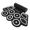 9 Pads Electronic Drum Set Silicone and ABS USB MIDI Interface Roll Up Drum Pad with 2 Drumsticks 2 