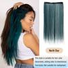 synthetic 20 inch coloured straight hair extensions wig chemical fibre card hair women wigs holiday party Halloween Christmas