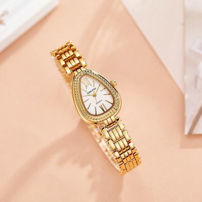 Exquisite Golden Snake Head Light Luxury Girls Watch Women'S High Value Women'S Watch
