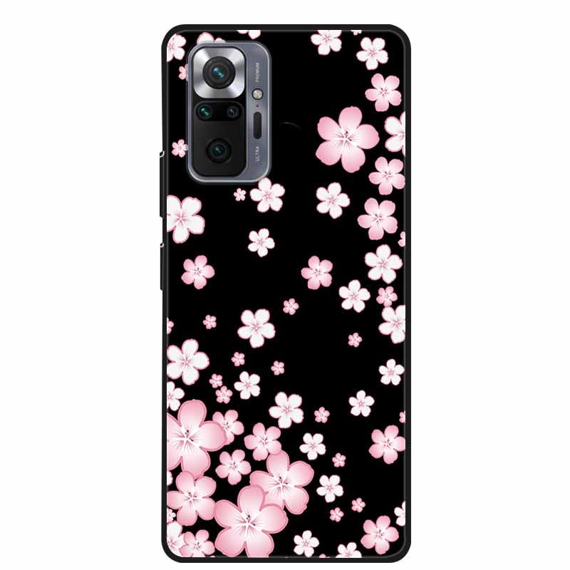 Per Xiaomi Redmi Note 10 Pro Custodia Moda Morbido Silicone Cover per Telefono per Redmi Note10 Pro Max Coque M2101K6G Paraurti Cool Funda