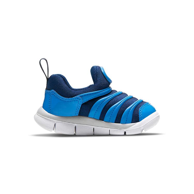 Nike Dynamo Free Caterpillar Low Top Sports Casual Shoes Blue White Infant And Toddler 343938-435