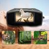 5K Infrared Night Visions Binoculars 10X Digital Zoom Outdoor HD Telescope Camera 5000mAh Rechargeable Hunting Camera for Adults