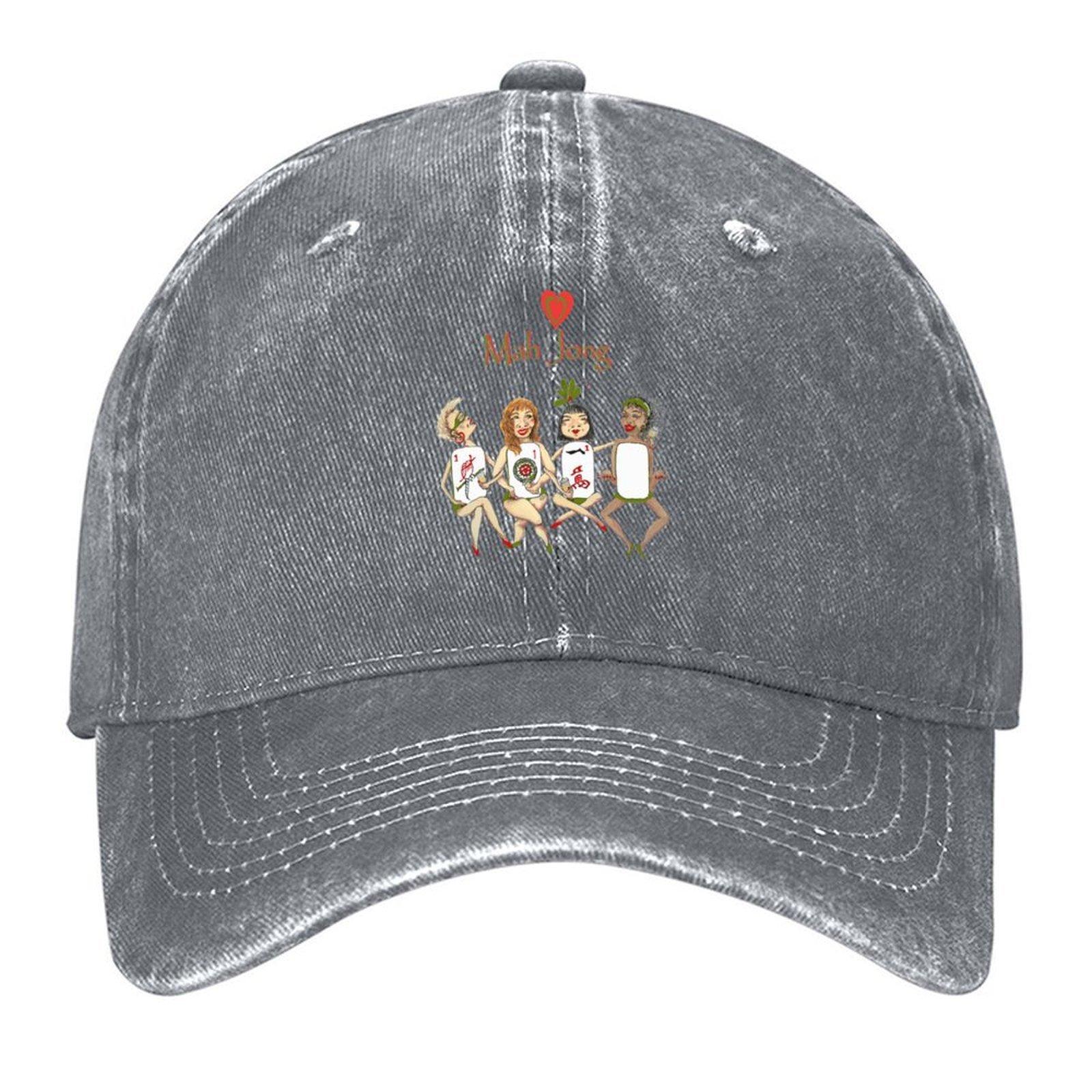 

Mah Jong Cheeky ladies Baseball Cap cute Beach Outing custom Hat Sun Cap Hats Woman Men s