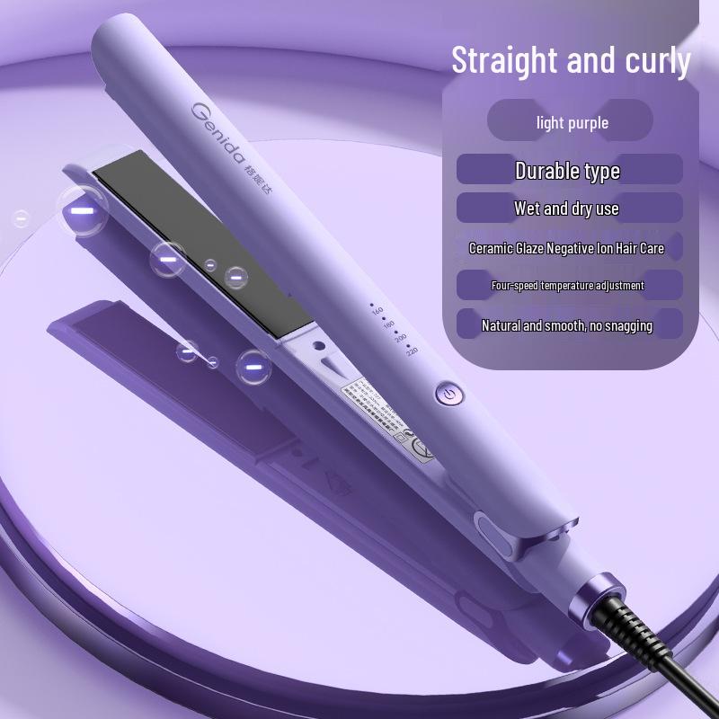

Dual-Use Portable Curling & Straightening Iron for Bangs Styling