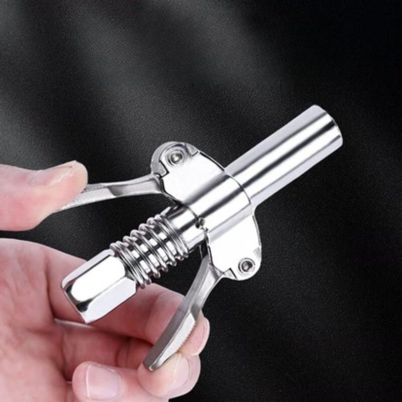 Butter Gun Mouth Lock Pliers Butter Nozzle Electric Pneumatic Manual Self-locking Oil Nozzle Gun Head Accessories Grease Gun