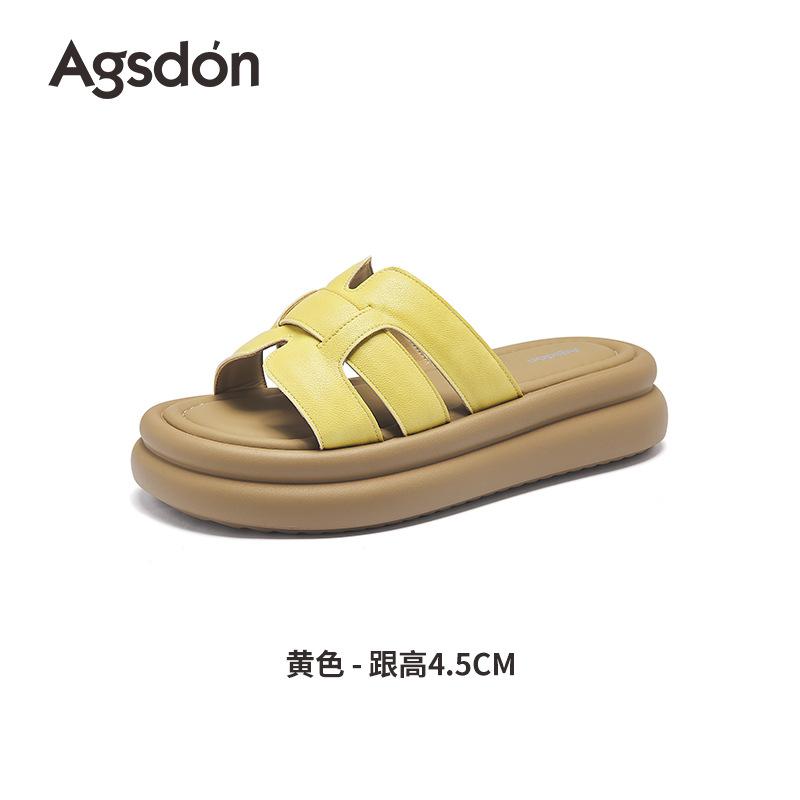 Slippers Summer New Thick-soled Beautiful Huge Good-looking Sandals Not Tired Feet Beach Shoes