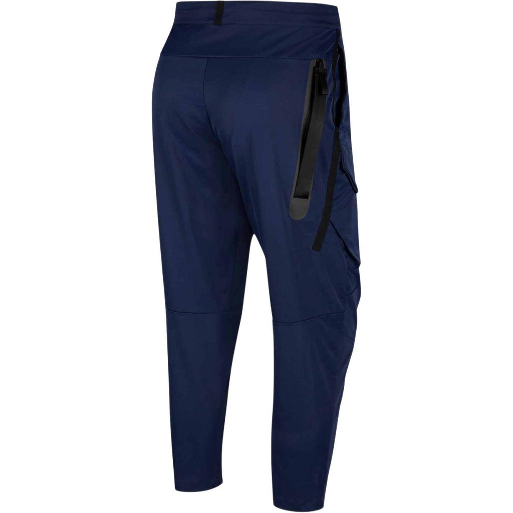 Nike Tech Pack Solid Color Buttoned Straight-Leg Sports Pants Men Bottoms Blue DH2571-410