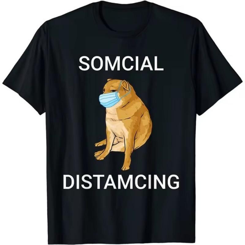 Printed Men's T Shirts Funny Summer Animals O-Neck Short Sleeve Casual Comforts Tee Shirt Tops Women