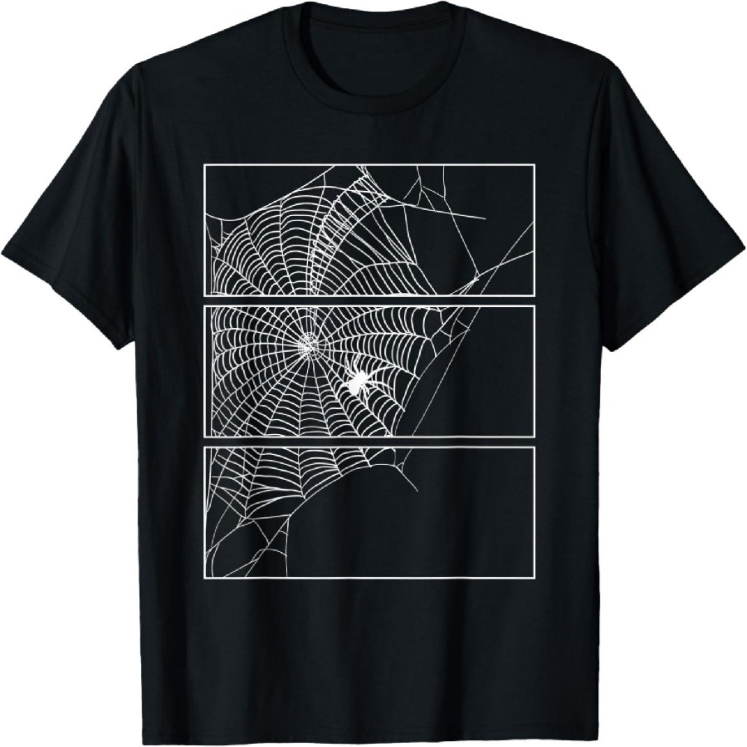 Футболка в стиле софт-гранж с паутиной S