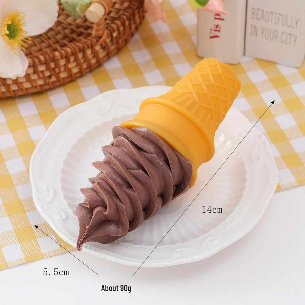 Crispy Cone Fake Ice Cream Torch Decoration Prop