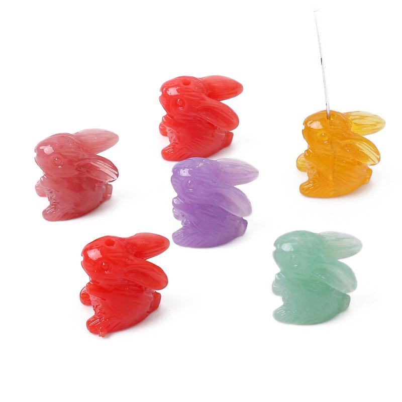

Candy Color Resin Rabbit DIY Jewelry Materials: Bracelets, Earrings & Keychains