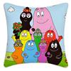 B-Barbapapa Perna Exquisita s Desene Animate Canapea Decorativă Casă Imprimare Față-Verso Pluș Scurt Pernă Drăguță HJHA,