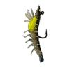 7cm 9.6g Multi-Jointed Realistic Shrimp Lead Head Soft Bait for Bass Snakehead and Catfish