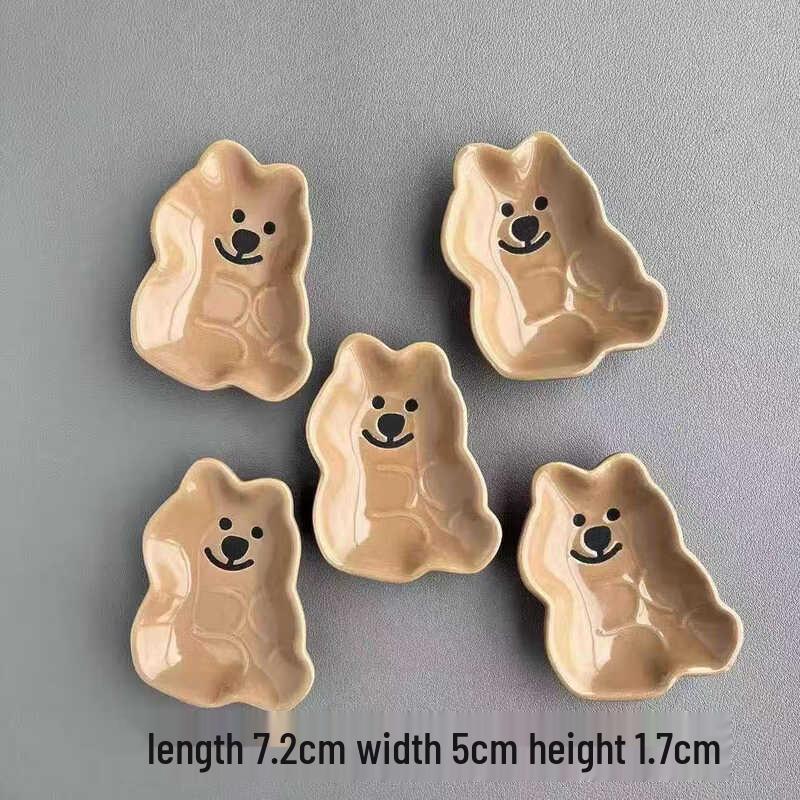 Cute Cartoon Ceramic Mini Dipping Dishes
