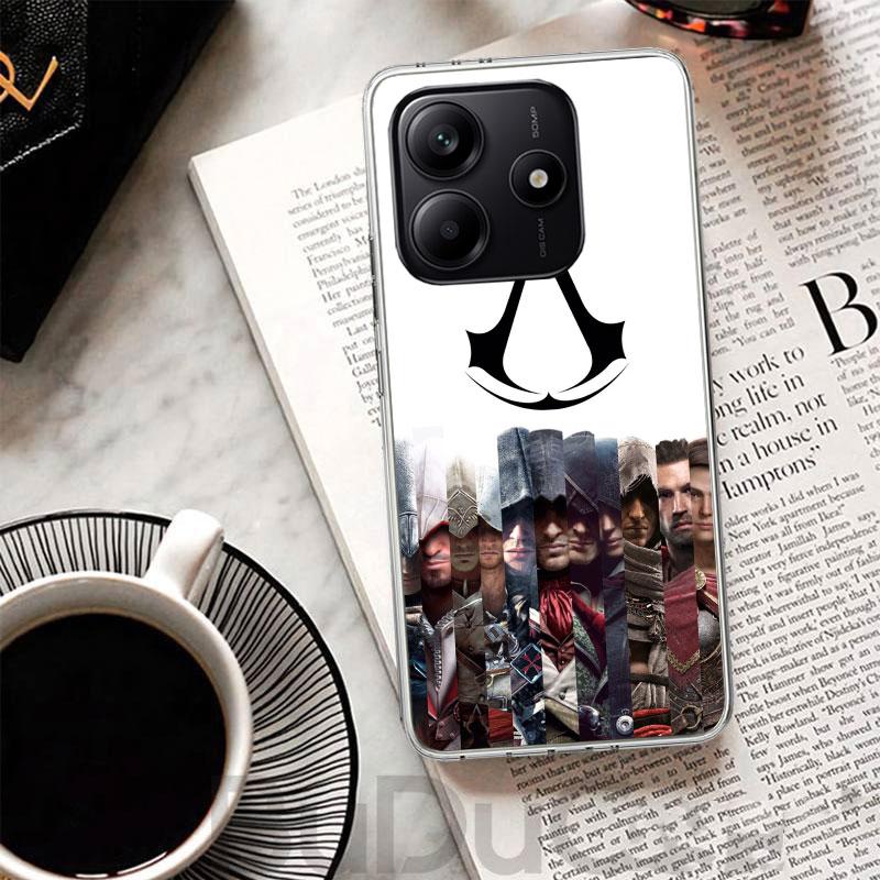 A-Assassins Game Creed Cover For Xiaomi Redmi Note 14 13 12S 12 11 Pro Plus Phone Case 11S 10S 10 11E 11T + 9S 9 Print Coque