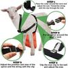 Adjustable Strap Goats Anti Breeding Apron Breathable Anti Mating Sheep Skirt  Goat Farming